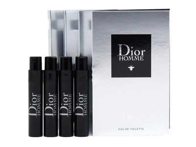 DIOR HOMME EDT 1.0ml .03fl oz x 4 COLOGNE SPRAY SAMPLES