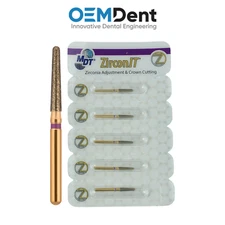 MDT FG ZirconIT Round End Taper Z198L ADJ Diamond Burs Ceramic Restorations