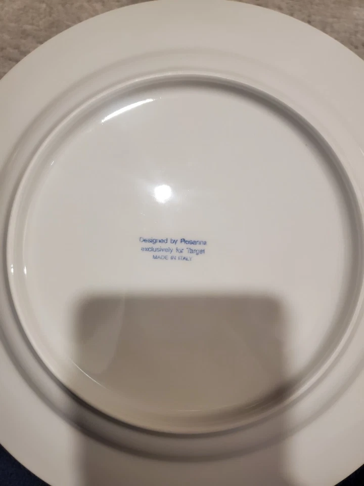 Juego de 11 platos de cena Wishing You A Merry Christmas Rosanna Target dorado blanco Foto 4 de 4