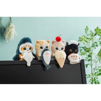 Mofusand Nyanko Watching Desktop Hikkake Plush Stuffed Toy Cat