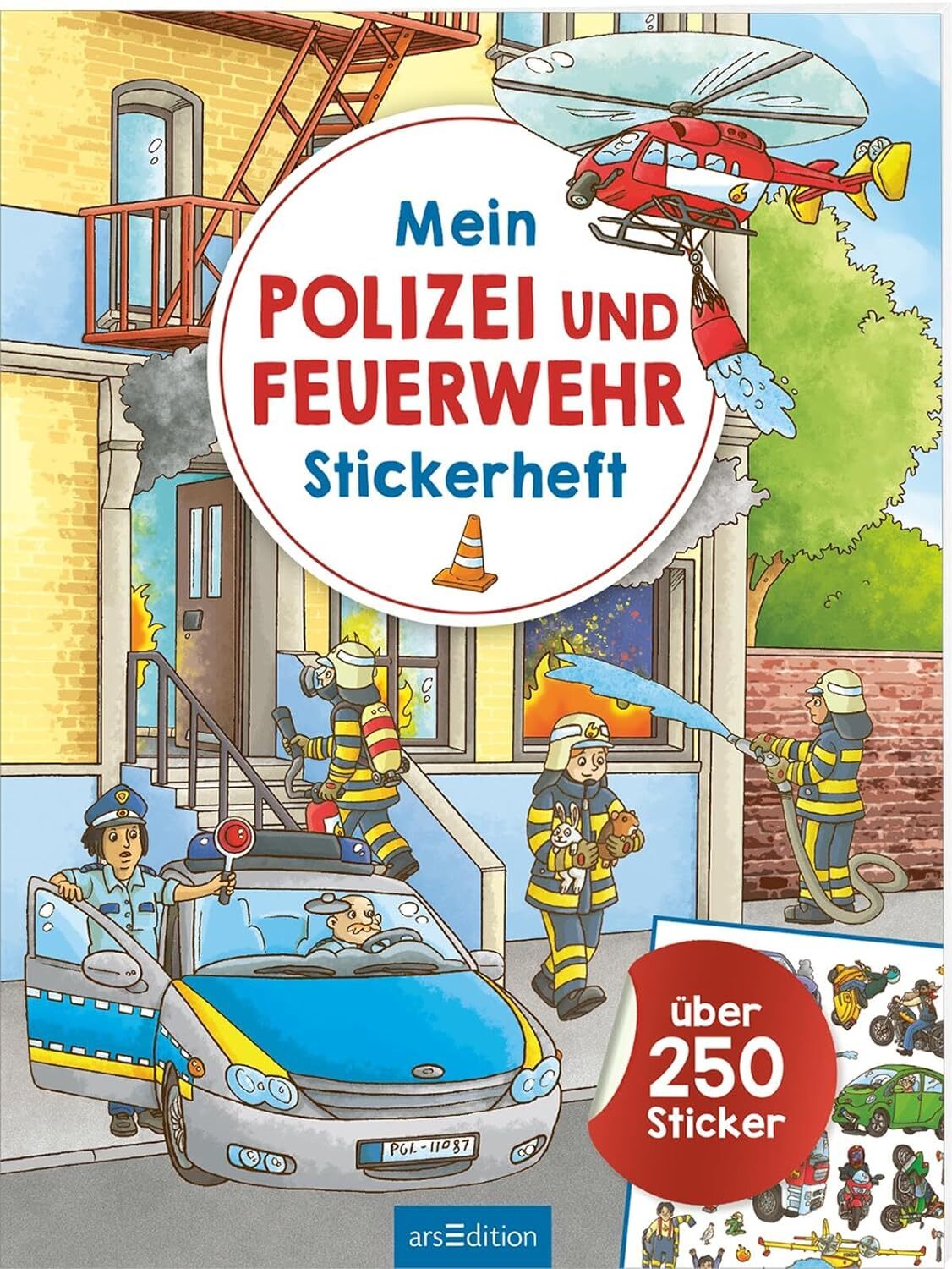 9783845853611 Mein Polizei- und Feuerwehr-Stickerheft: Über 250...r ab 4 Jahren