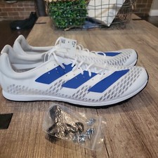 Adidas ADIZERO XC SPRINT Men's Track Shoes Spikes White Blue EG8456