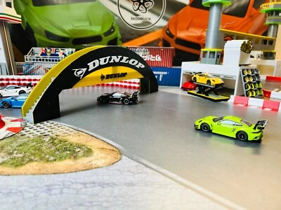 360DRUCK Zubehör Traverse Überquerung Modellbau 1:50 kompatibel mit Carrera Hybrid