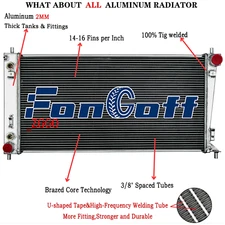 3 Core Aluminum Radiator For 2004-2008 05 07 Ford F150 Expedition 4.2L 4.6L 5.4L