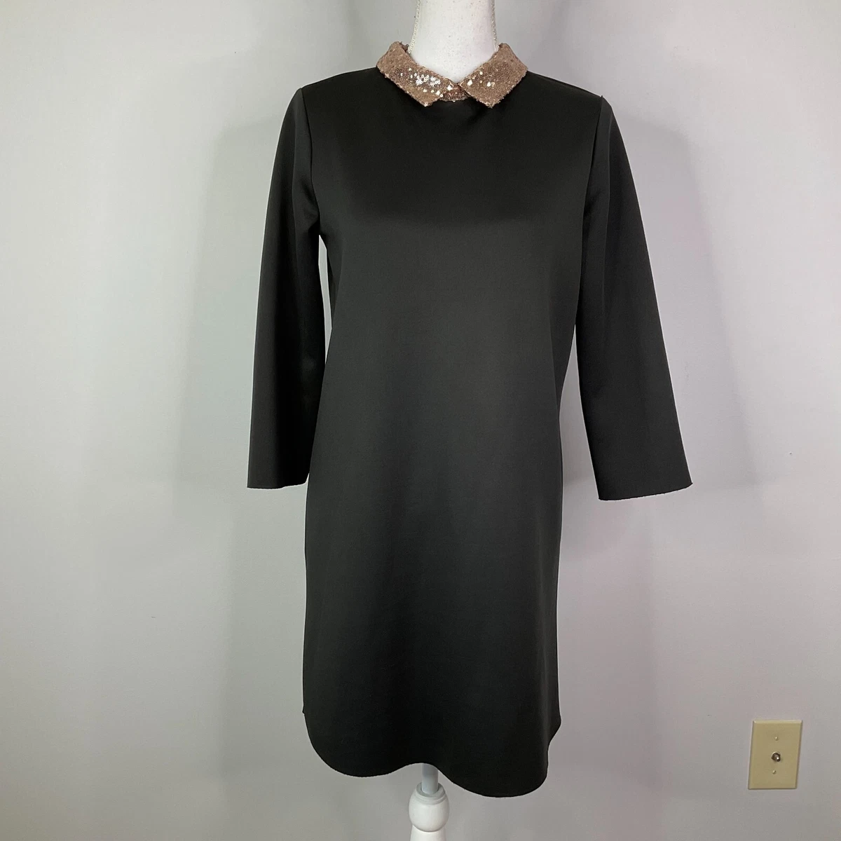 Zara trafaluc black clearance dress