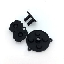 1 Set Black Silicone rubber pad For Nintendo Game Boy Advance GBA buttons