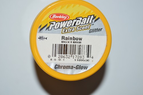 berkley powerbait floating extra scent trout bait 1.75oz rainbow glitter chroma - Picture 2 of 3