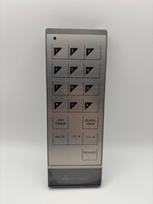 1980s Vintage Mitsubishi Tv Remote Control Stainless Steel Style Cs-1384