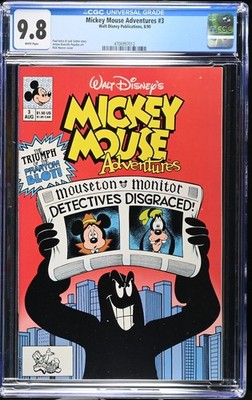 Mickey Mouse Adventures #3 CGC 9.8 NM/M Walt Disney Comics 1990 RARE & HTF