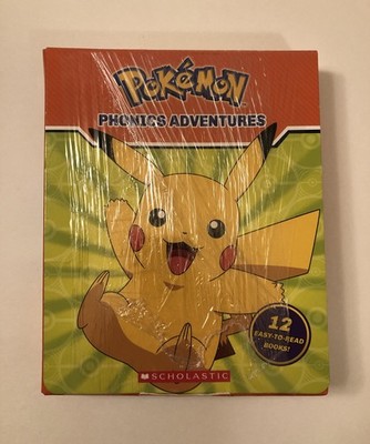 Pokemon Phonics Adventures Scholastic 12 Easy to Read Books ; Early Reader books