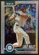 2026 Topps Series 1 Luke Raley #142 Celebrations Confetti