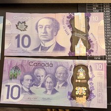 Canada $10 Polymer Banknotes 1867-2017 Issue FEW3544253 CDD9977141