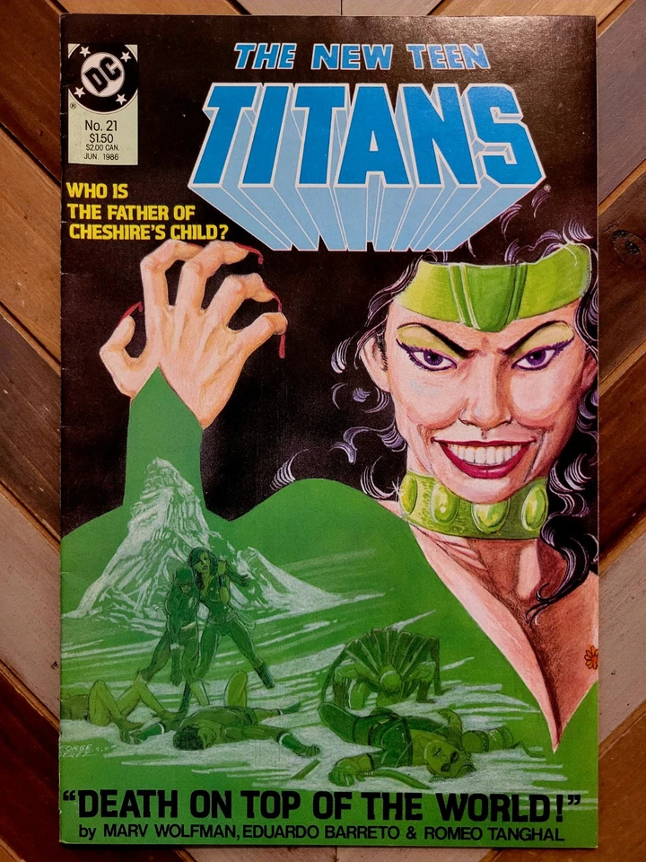 Lot of 4: New Teen Titans #21, 33, 47 Tales #56 (1985-88) Cheshire, Deathstroke - Image 2 of 4