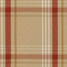 Beige Tan GTI Plaid Car Upholstery Fabric - VW Golf MK7- 3mm Foam - 59" - 150cm