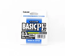 Sunline P.E Line X4 Basic P.E HG 200m P.E 0.3 5lb LG (7869)