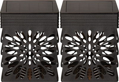 Star Trading LED-Solar-Wandleuchte 'Izola Wall', 2er Set, Kunststoff, schwarz, j