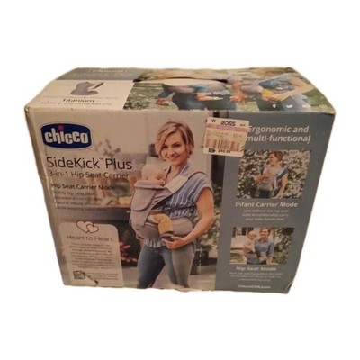 Chicco SideKick Hip Seat Carrier Denim 4 months and Up  Brand New In The Box