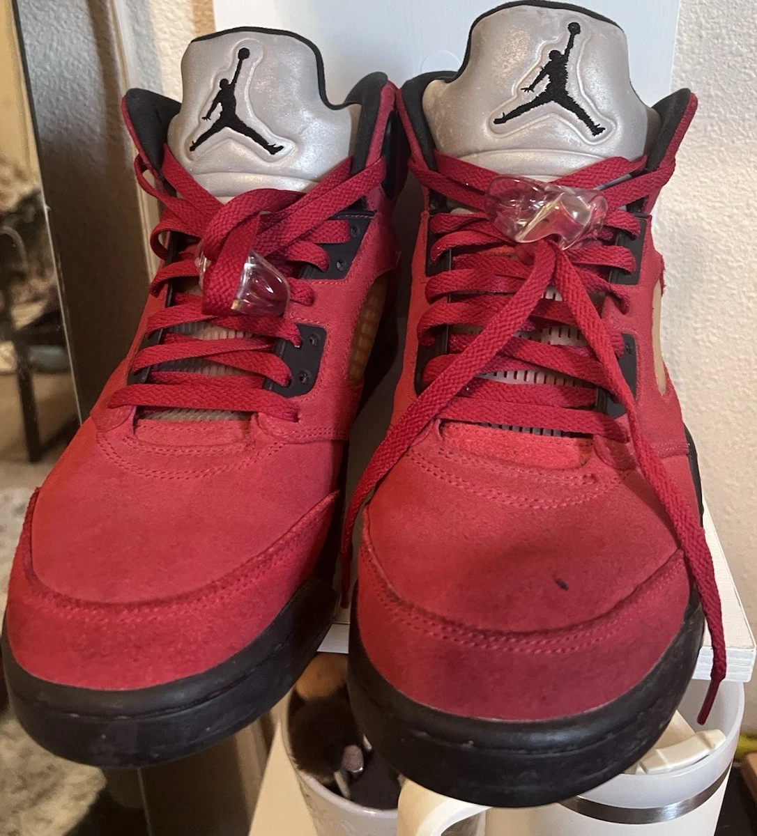 靴 Air Jordan 5 Retro Varsity Red 9.5 Las mejores ofertas en Jordan 5 Retro Red Suede | eBay