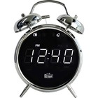 Silva Schneider URW 240 Radiowecker UKW, USB Weckfunktion Chrom-Schwarz