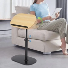 C-shaped Side Table Small Coffee Table Height Adjustable Bed Sofa Side Table