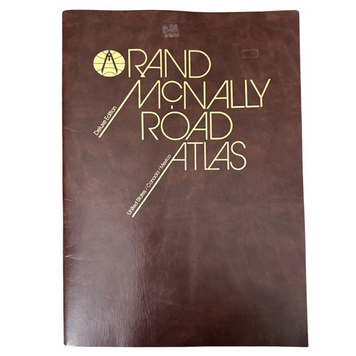 Original Rand McNally Road Atlas Deluxe Edition US/Canada/Mexico Large 1984