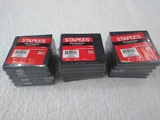 Diskettes  Holders Floppy Disk Storage Tranporters 15 Cases . Staples NEW Sealed