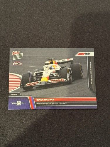 Isack Hadjar - 2025 Formula 1® Topps NOW® Card 26 - PR: 681