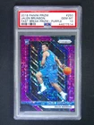 2018-19 Panini Prizm Jalen Brunson #250 RC Rookie Fast Break Purple /75 PSA 10