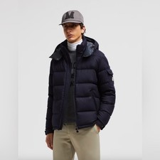 AutenticityMoncler Montgenevre Giubbotto Piumino Uomo Tg 5 Blu Buone Condizioni