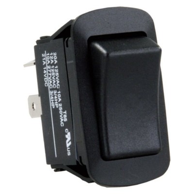 Single SPST On/Off Rectangular Black Waterproof Multi Purpose Switch | eBay