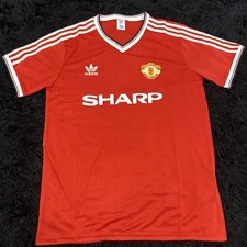 Manchester United 83/84 Home Fans Version Soccer Jersey