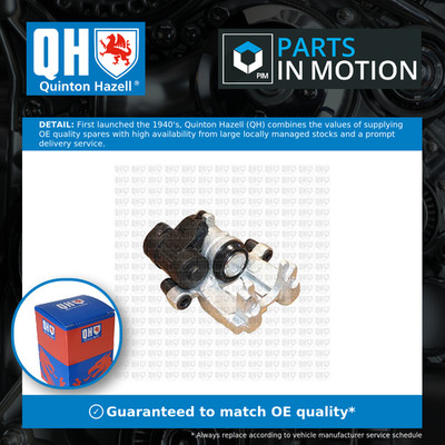 Brake Caliper Rear Left QBS8942 Quinton Hazell 5G0615423 8V0615423C 8V0615423F