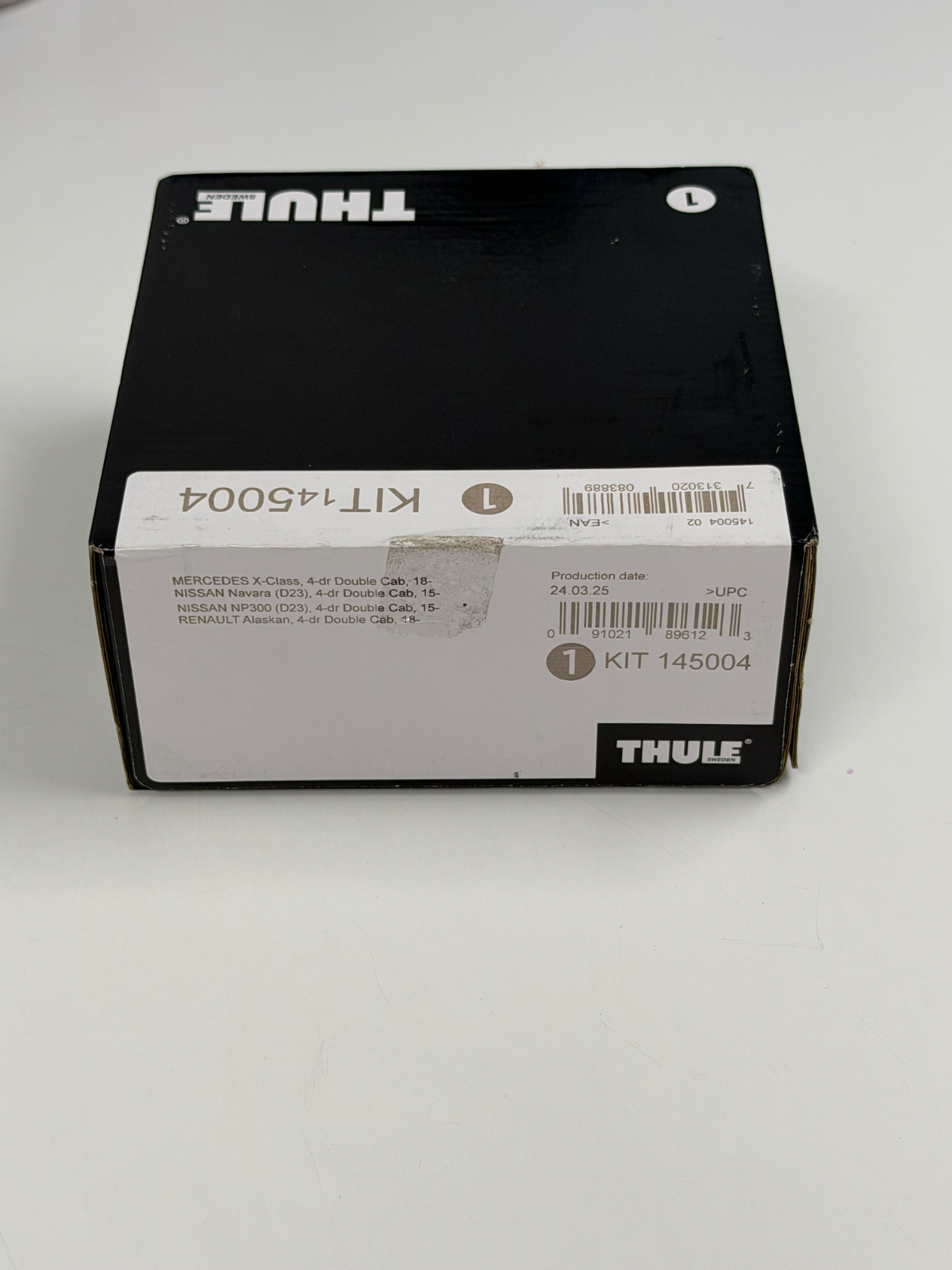 Thule Fitting Kit 5004 tatty box fits MERCEDES X-Class, 4-dr Double Cab, 18-
