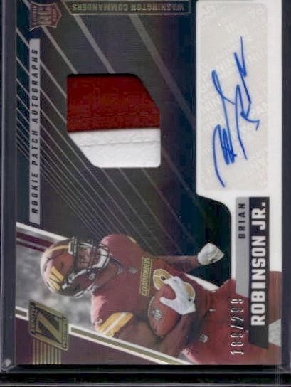 2022 Zenith #227 Brian Robinson Jr. #/299 RPA
