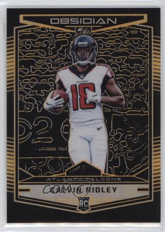 2018 Panini Obsidian Electric Etch Orange /50 Calvin Ridley #107 Rookie RC 6zg