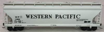 Accurate Finishing, HO Scale, Hopper, WP #11962, Western Pacific