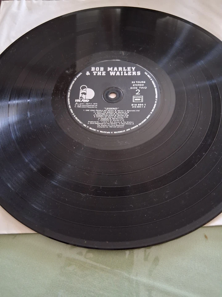 Bob Marley Legend · Lp · 1984, photo 4 sur 4