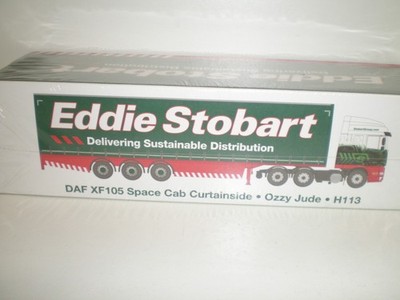 Atlas Edition Eddie Stobart Daf XF105 Space Cab Curtainside Ozzy/Jude versiegelt