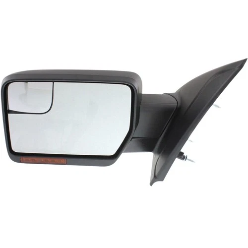 Mirror For 2011-14 Ford F-150 Power Folding With Puddle Light Paintable Left
