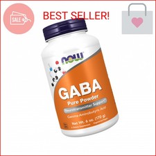 NOW Foods Supplements, GABA Gamma-Aminobutyric Acid Powder, Neurotransmitter S