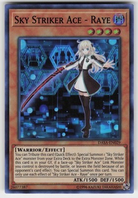 Sky Striker Ace - Raye Unlimited Super Rare Dark Saviors DASA-EN029 NM