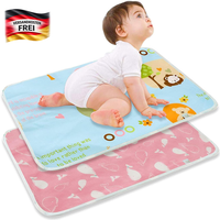 Wickelunterlage Wasserdicht Atmungsaktiv FüR Babys Und Kleinkinder 50X70Cm
