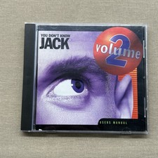 You Don't Know Jack Volume 2 PC Windows/Mac 1996 CD-ROM Party Trivia Videogame
