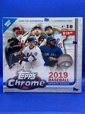 2019 Topps Chrome Update Series Mega Box Factory Sealed Target Exclusive
