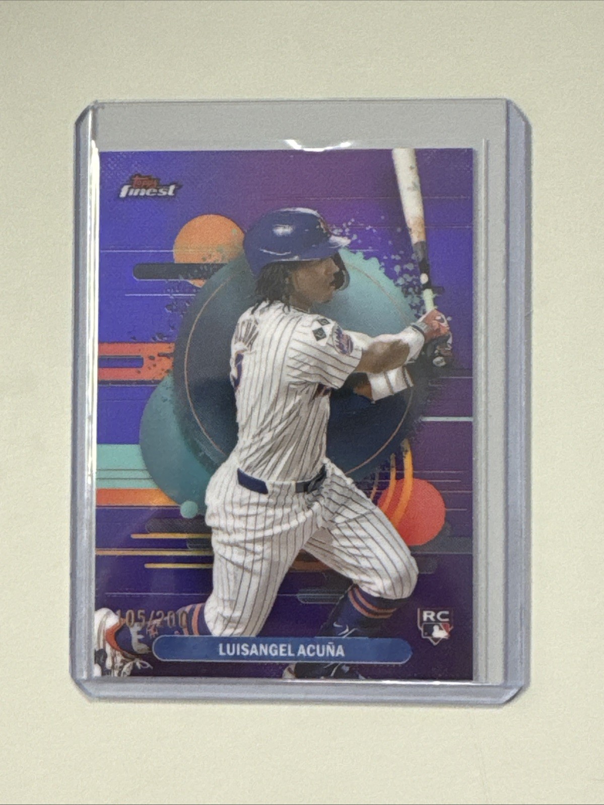 2025 Topps Finest Luisangel Acuna Uncommon Purple /200