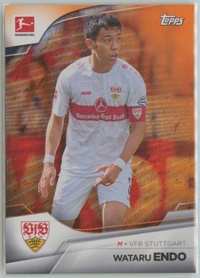 2023 Topps Bundesliga Wataru Endo VFB Stuttgart #155 Orange /25