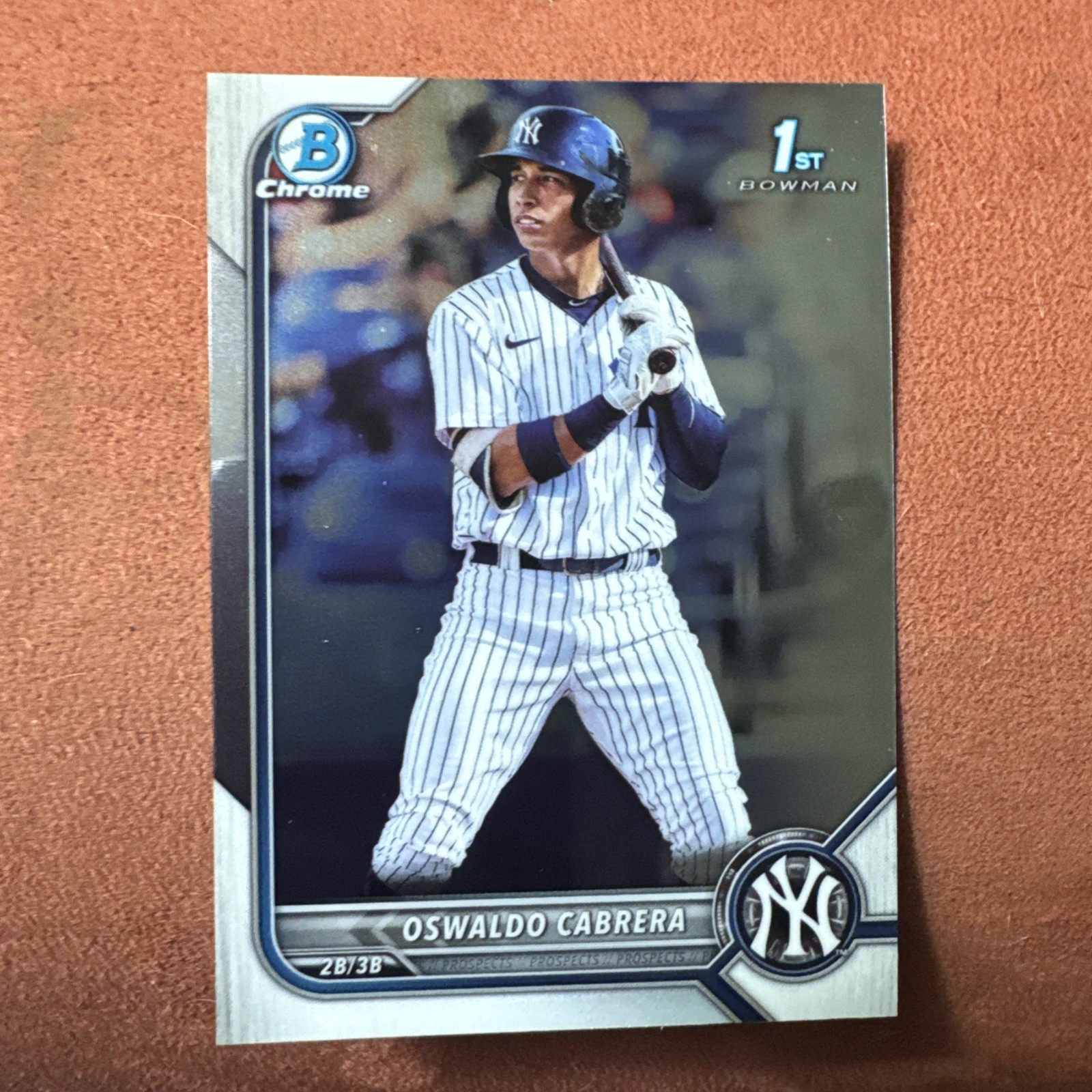 2022 Bowman - Chrome Prospects Oswaldo Cabrera #BCP-17 (RC)
