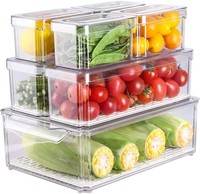 KüHlschrank Organizer Set 7 Stk Stapelbare Aufbewahrungsbox FüR Speisekammer