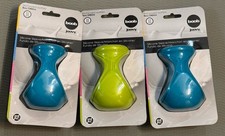 NEW Joovy Boob 8oz Silicone Sleeve - Lot Of 3 Blue And Green