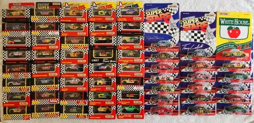 Vintage Matchbox Super Stars NASCAR Lot of 59 1/64 DieCast Free Shipping!
